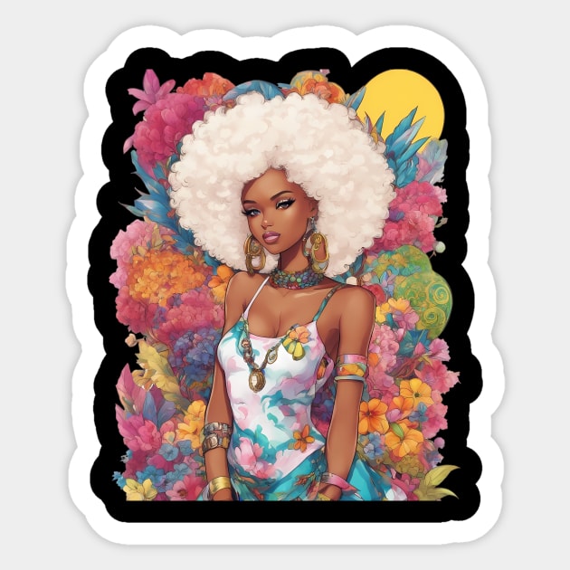 Afro Latina Sticker by animegirlnft